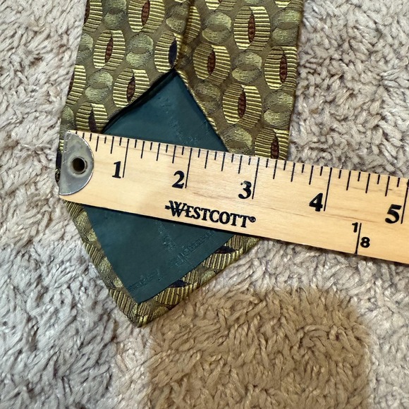 Ermenegildo‎ Zegna Tie Mens Silk Luxury Designer Geometric Made in Italy Necktie - Picture 3 of 4